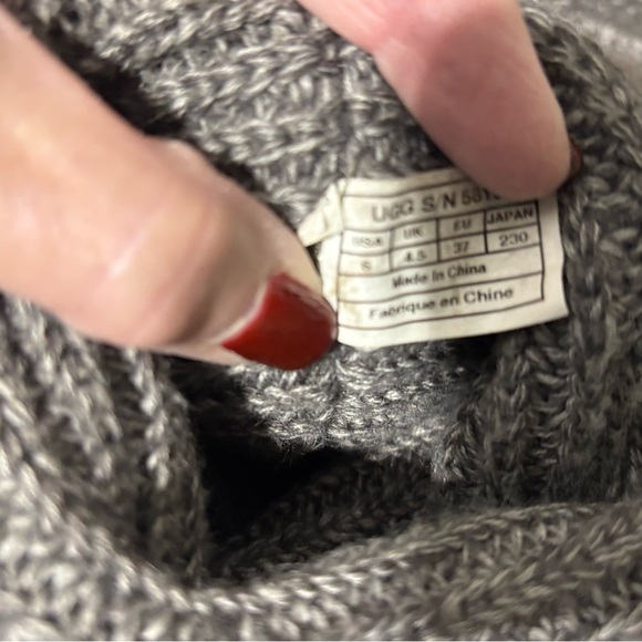 ❤️UGG Classic Shearling Candy SweaterBoots-Sz 6 - Picture 5 of 6